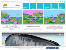 Tablet Screenshot of festivaldelverdeedelpaesaggio.it